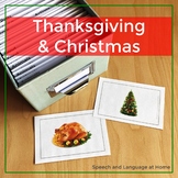 Speech Therapy Photo Cards | Activities for Thanksgiving a