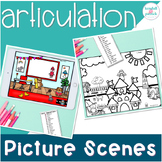 Speech Therapy Picture Scenes - Articulation Carryover