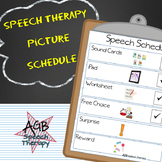 Speech Therapy Picture Schedule