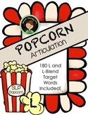 Speech Therapy Popcorn - L Articulation