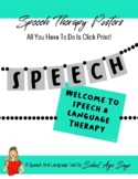 Speech Therapy Posters