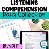 Speech Therapy Data Collection and Data Sheets Bundle l  Language Screener