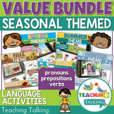 Preschool Language Activities for Seasons Bundle