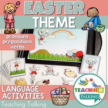 Preview of Easter Preschool Language Activities