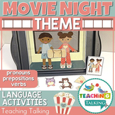 Movie Night Preschool Language Activities