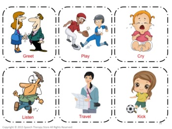 regular past tense verbs worksheets flashcards by speech therapy