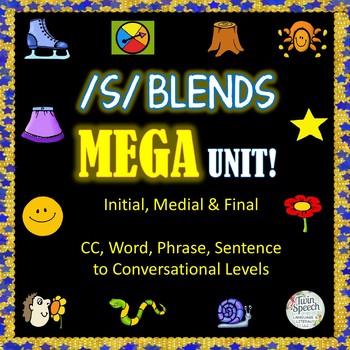 Preview of S BLENDS ARTICULATION MEGA UNIT: SC, SL, SN, SP, ST, & SW + screener