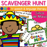 Speech Therapy Scavenger Hunt for Cinco de Mayo