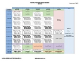 Speech Therapy Schedule Template