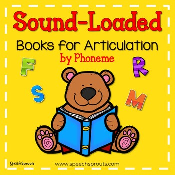 Preview of Sound Loaded Book List for Articulation Speech Therapy