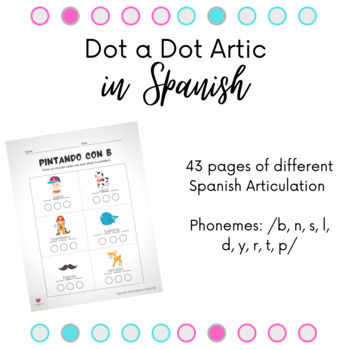 Preview of Spanish Articulation Worksheets for Speech Therapy