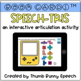 Speech Therapy Speech-tris Game Articulation Boom Cards