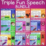 Speech Language Therapy Spin Games BUNDLE for Articulation