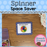 Speech Therapy Spinner Placemat 