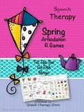 Speech Therapy Spring Articulation R Games