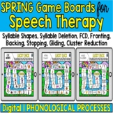 Speech Therapy Spring Boom Cards PHONOLOGICAL PROCESSES | 
