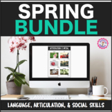 Spring Interactive PDF: Lang, Artic, & Social Skills Dista