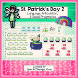 Speech Therapy St. Patrick's Day 2: Language, Articulation