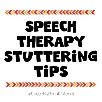 Preview of Speech Therapy Stuttering Tips: Things to do when you get stuck