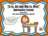 Speech Therapy: Subject-Verb Agreement Interactive Activity