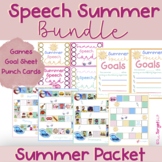 Speech Therapy Summer Packet Bundle!