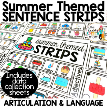 Speech Therapy Summer Visuals for Articulation & Language | TPT