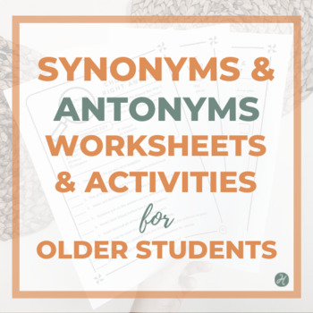 Preview of Synonyms & Antonyms Word Retrieval/Vocabulary Activity Distance Learning