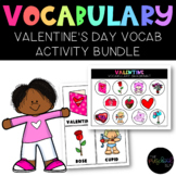 Speech Therapy Valentine Vocabulary Activities: Flash Card