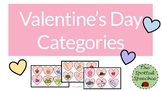 Speech Therapy: Valentine's Day Categories, Sorting (Pre-k