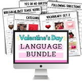 Speech Therapy Valentine's Day Language
