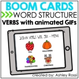 Speech Therapy Verbs with Animated GIFs BOOM Cards™️ | SEA