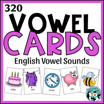 Preview of Vowel Articulation Cards for Speech Therapy