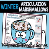 Speech Therapy WINTER and HOT CHOCOLATE Boom Cards ARTICUL