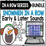 Speech Therapy WINTER and SNOWMAN BOOM CARDS for ARTICULAT