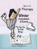 Speech Therapy Winter Articulation S Games
