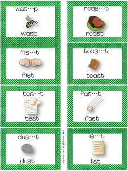 Speech Therapy articulation /s/ blends initial, medial, final Flash Cards