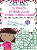 Speech Therapy articulation /s/ blends initial, medial, fi