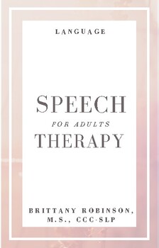Preview of Speech Therapy for Adults: Language