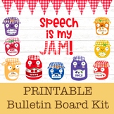 Speech Therapy is my Jam Bulletin Board/Door Decor Kit, Su