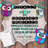 Speech Therapy word/sentence prevocalic r intervocalic blends vocalic rl