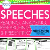 Speech Unit - Reading, Analyzing, Researching, Presenting 