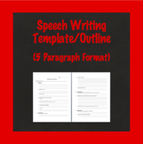 Speech Writing Template, Speech Outline, Biography Speech,