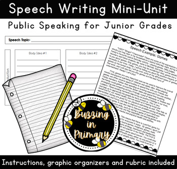 Preview of Speech Writing and Public Speaking Mini-Unit (Ontario Curriculum)