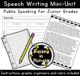 Speech Writing and Public Speaking Mini-Unit (Ontario Curriculum)