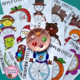 Speech and Language Activities Bundle for Seasons and Holi