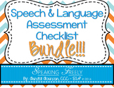 Speech and Language Assessment Checklist: BUNDLE