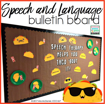 Preview of Bulletin Board for Speech and Language  |  TACO theme
