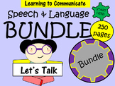 Speech and Language Bundle - 250 pages of activities to de