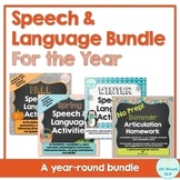 Speech & Language Activities for the Year Bundle