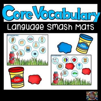 Preview of Core Vocabulary Smash Mats